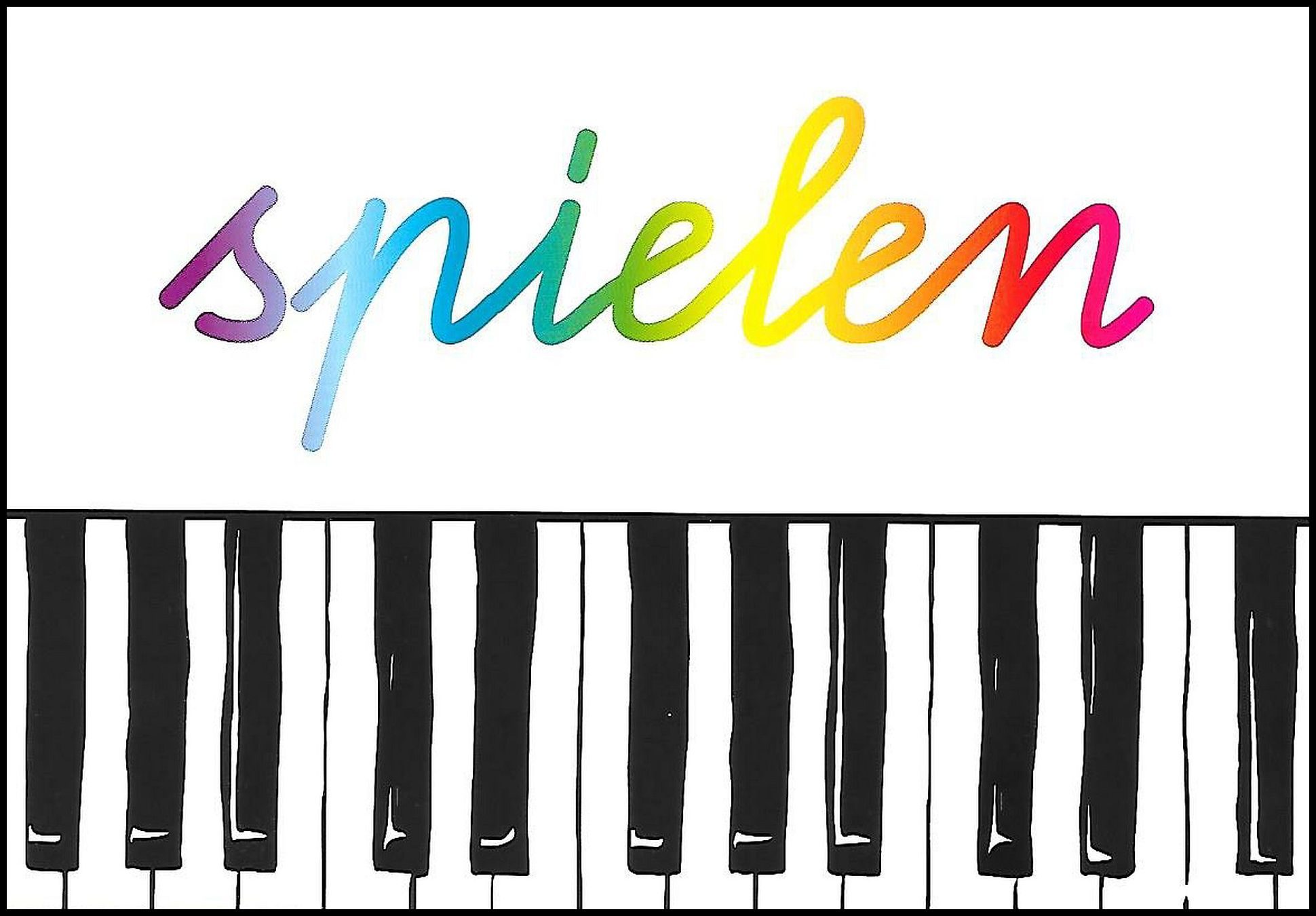 Nataša Novosel Klavierunterricht Düsseldorf "Spielen" und Klaviertasten, Design by Nataša Novosel Klavierunterricht Düsseldorf